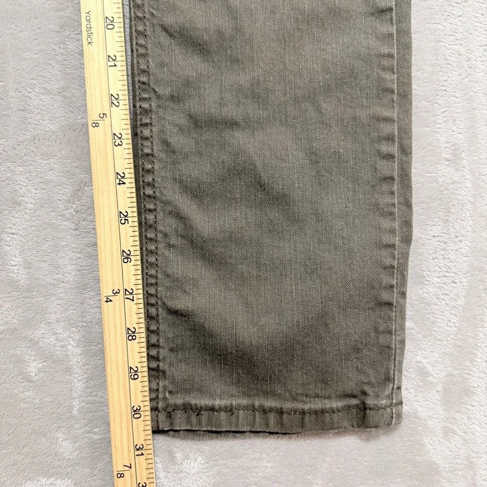 Levi 511 Jeans Mens 34x32 (Fit 33x30) Olive Green Brown Slim Preppy Stretch EUC